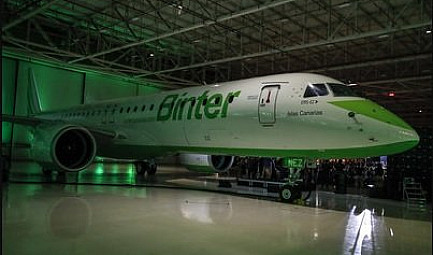 Embraer livre son premier avion, un tout nouveau modèle en Europe, à la compagnie aérienne espagnole Bint..