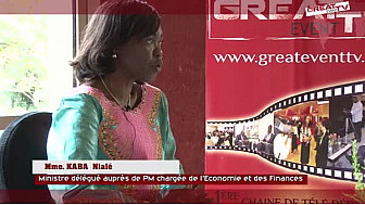 GIABA: Entretien avec Mme KABA Nialé, Ministre Déléguée auprès du PM ivoirien Chargée de l'Economie et des Finances