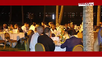 Dîner à l'occasion de la réunion du groupe G7 des Amis du Golfe de Guinée à Abidjan