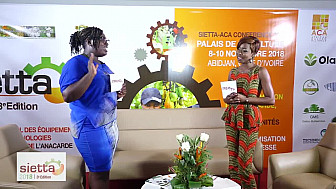 Nos charmantes présentatrices Méliane Kuny et Chantal Karicha font le bilan de la deuxième journée