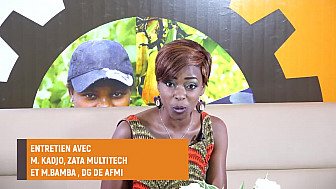 Entretien avec M. Kadjo de la société ZATA MULTITECH et M. Bamba Directeur Général de AFMI.