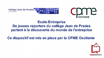 CPME Occitanie: Les jeunes reporters du collège Jean de Prades visitent l'entreprise  VDL Service 82  à Castelsarrasin.  @CPMEoccitanie ‏ 